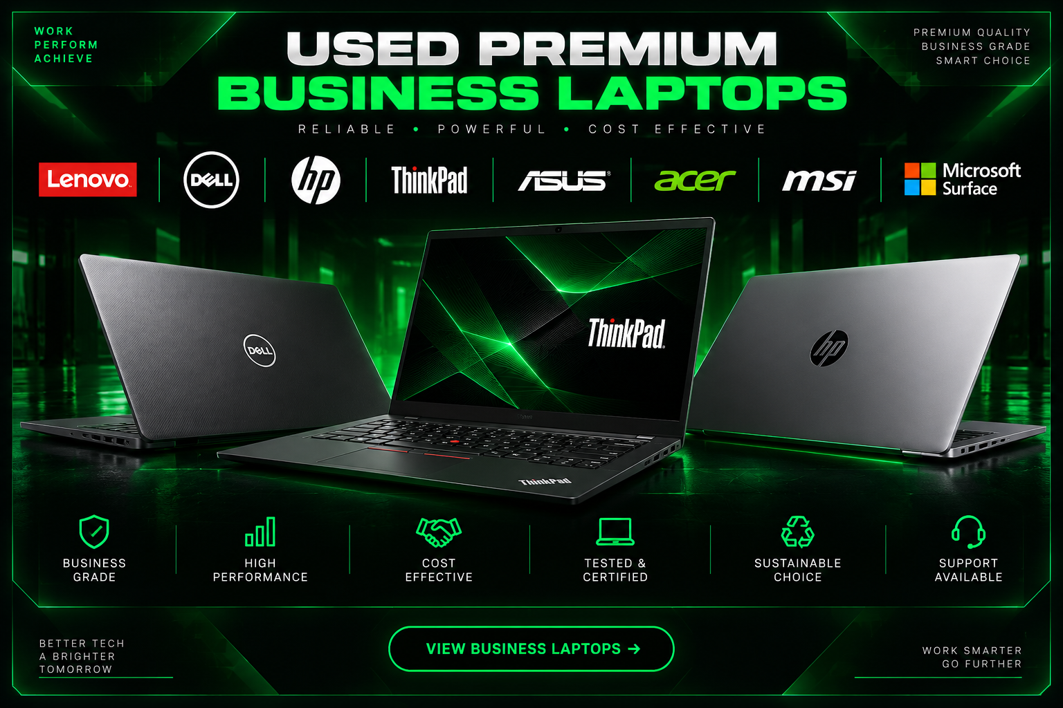 USED PREMIUM BUSINESS LAPTOPS